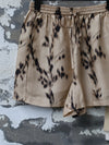 INTO THE EAST 25 Autumn and Winter Silk Flower Shadow Shorts ITE-E1DGSS003KT21PT-QKQ Light Khaki